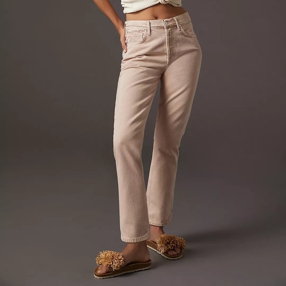 Citizens Of Humanity Women's Jolene High Rise Vintage Inspired Peach Jeans Sz29 - Picture 3 of 16